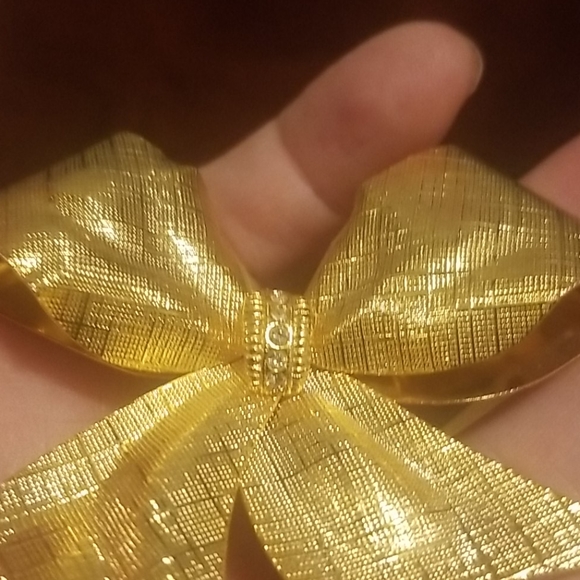 Gold tone brooch PM 1107 - Picture 3 of 6